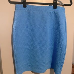 Blue Loft Pencil Skirt